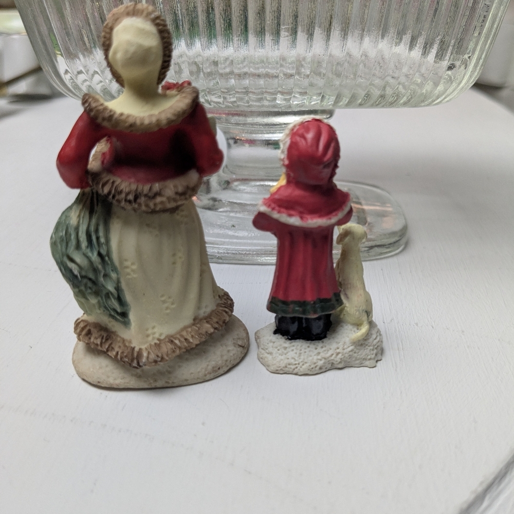 Set Of 3 Vintage Christmas Figurines In Good Used Condition - Picture 5 of 6